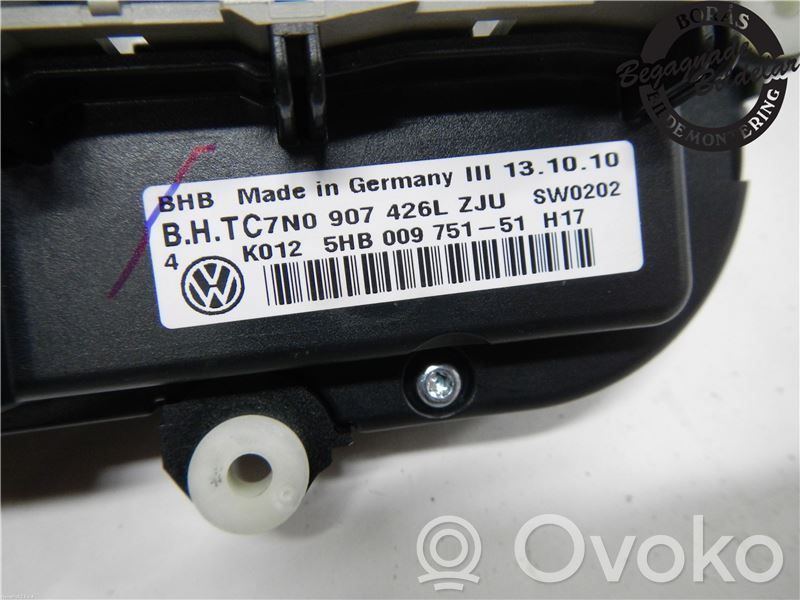 Climate control unit   7N0907426CA,5HB00975151,5HB00975151