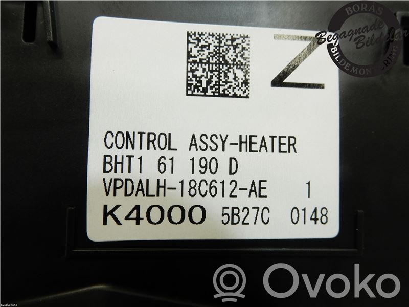 Climate control unit   BHT161190E,BHT161190D
