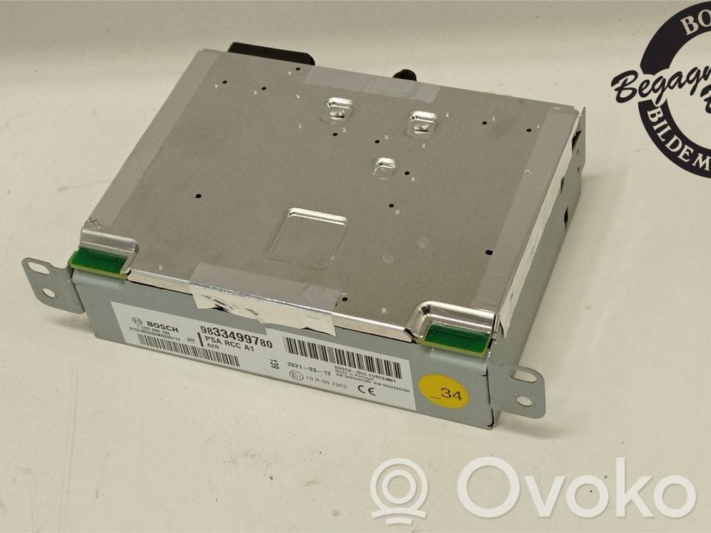 Peugeot 2008 II Unitate principală radio/CD/DVD/GPS 