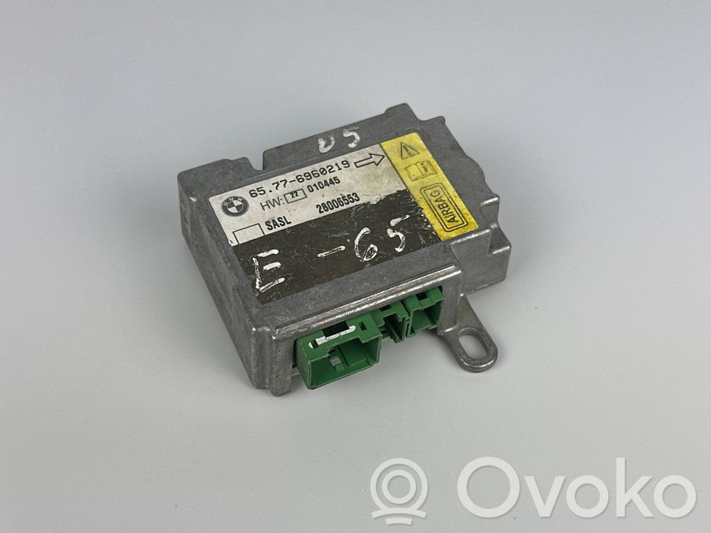 BMW 7 E65 E66 Oro pagalvių valdymo blokas 