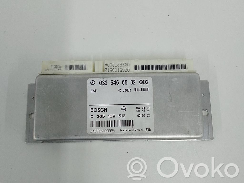 Mercedes-Benz E W211 Unidad de control ESP (sistema de estabilidad) 