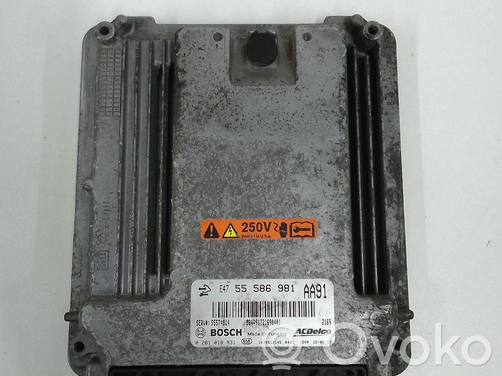 Opel Insignia A Engine control unit/module 