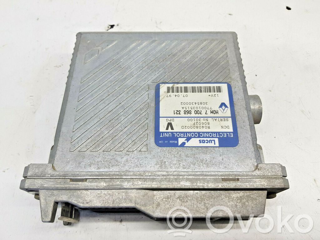 Engine control unit/module   7700868321,NR1325
