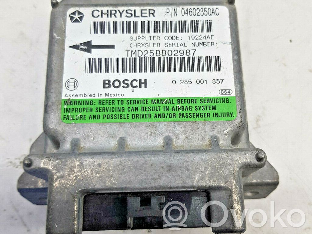 Chrysler 300M Airbag control unit/module 