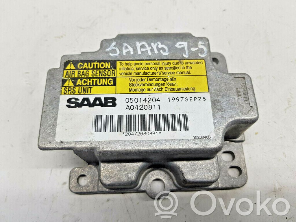 Saab 9-5 Airbag control unit/module 