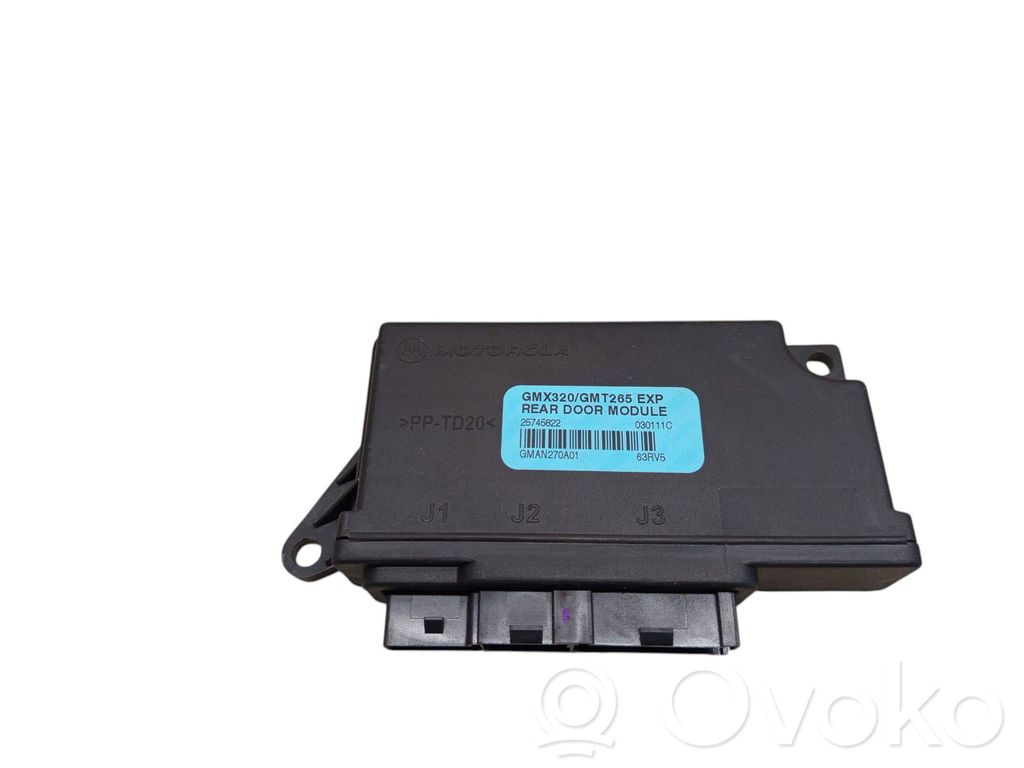 Cadillac CTS Door control unit/module 