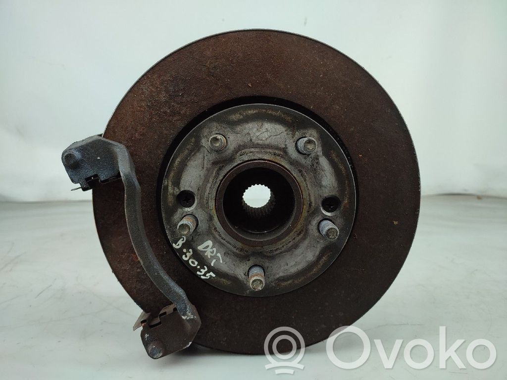 Front wheel hub spindle knuckle