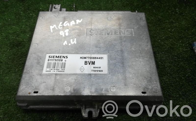 Unidad de control/módulo del motor   HOM7700864451