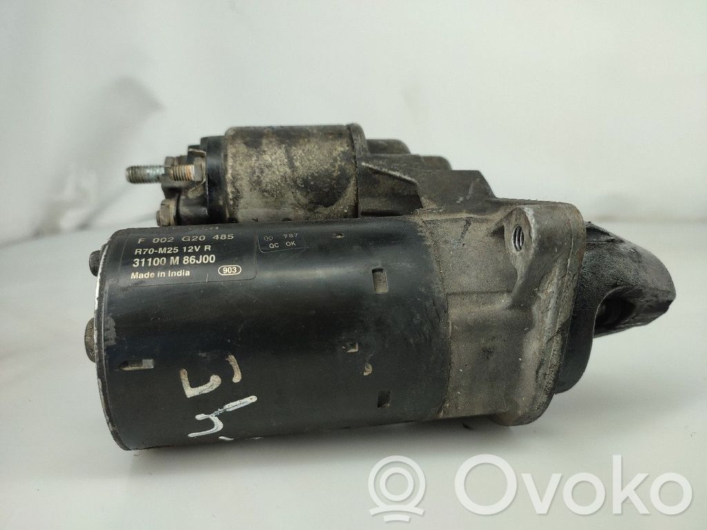 Starter motor   31100M86J00,F002G20485