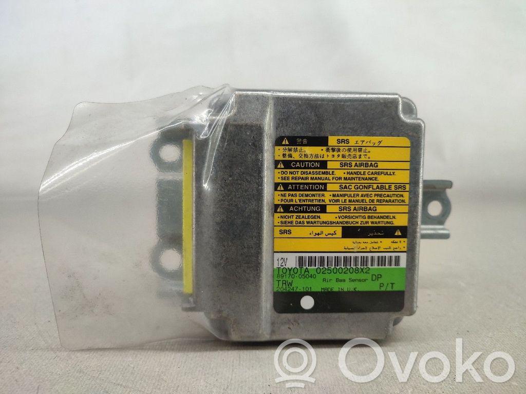 Toyota Avensis T220 Centralina/modulo airbag