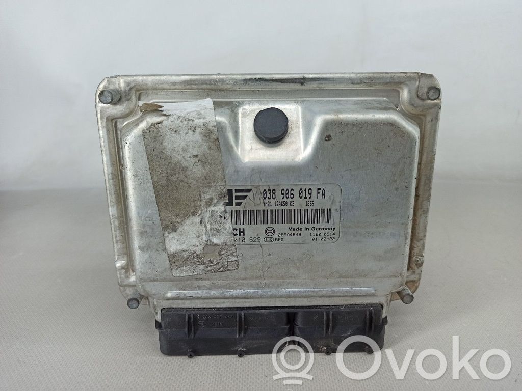 Motorsteuergerät/-modul   038906019FA,YM2112A650KB
