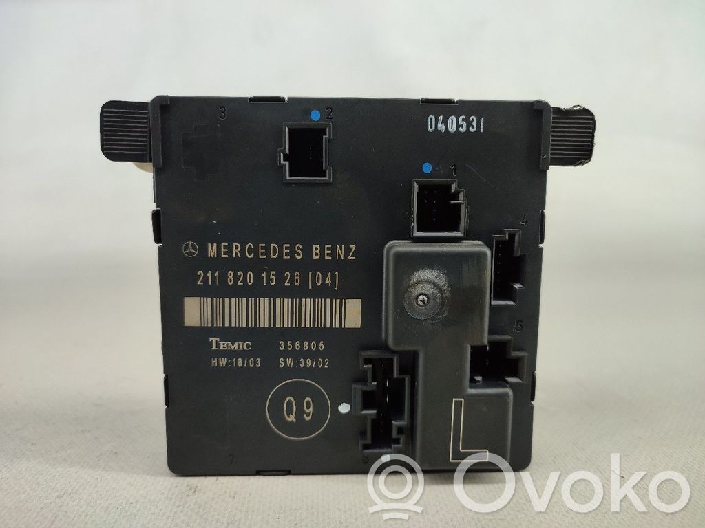 Mercedes-Benz E W211 Unitate/modul comandă uși 