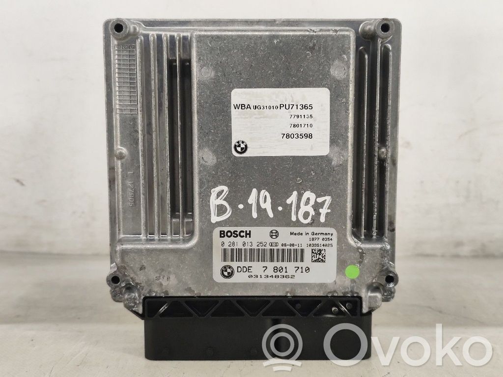 Engine control unit/module   7801710,0281013252,7803598