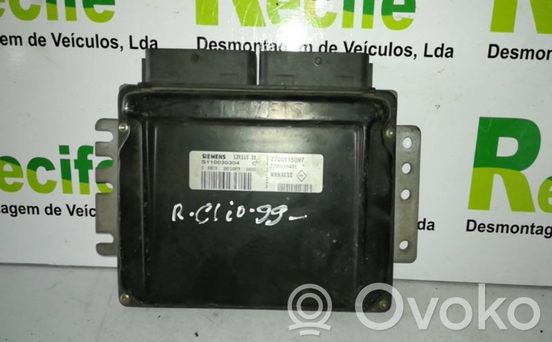 Engine control unit/module   S110030304,7700110471,7700115097