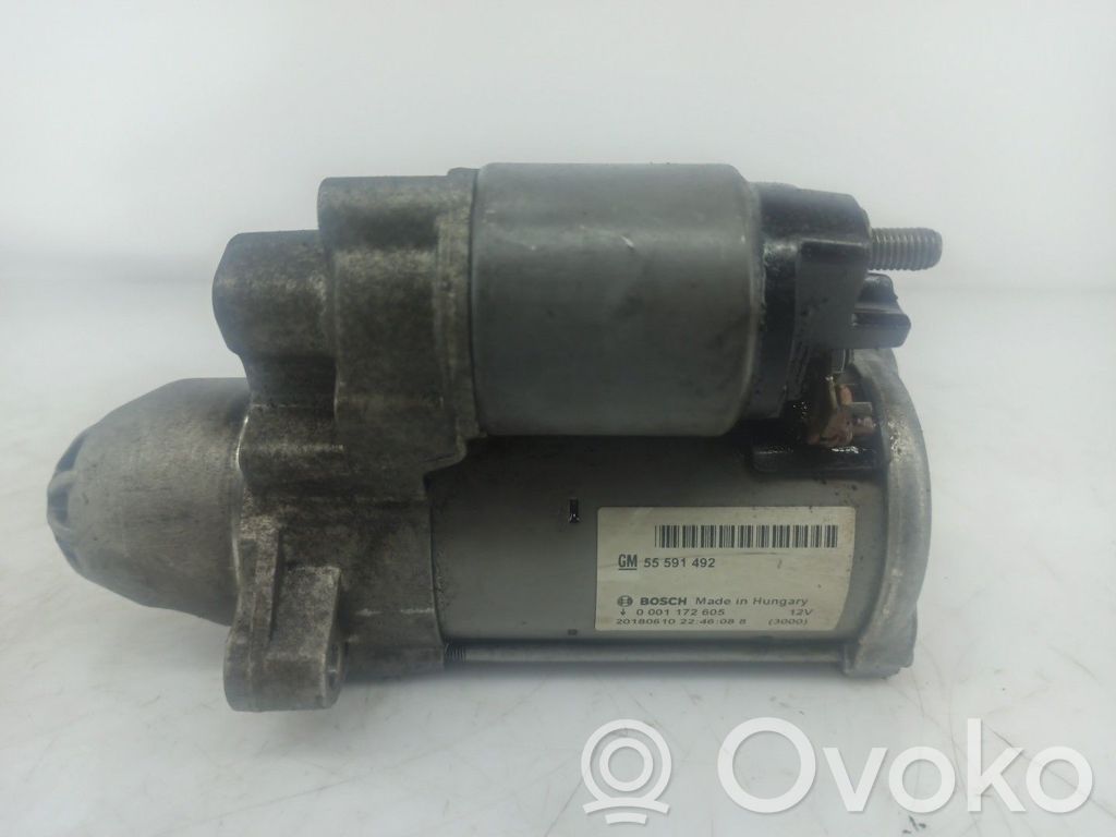 Starter motor   55591492,0001172605,20180610,BOSCH