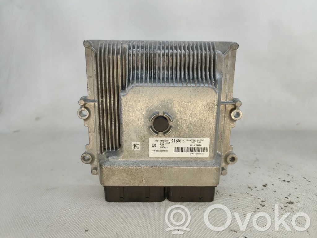 Engine control unit/module   9819269980,9806671980,A2C1444520001