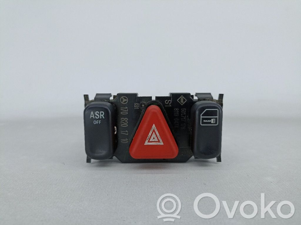 Mercedes-Benz SLK R170 Botón interruptor de luz de peligro 