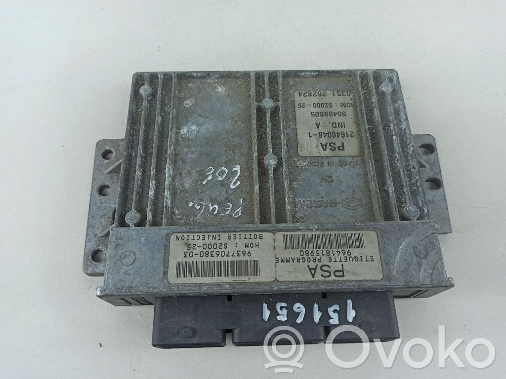 Engine control unit/module   9641815980,9637706380