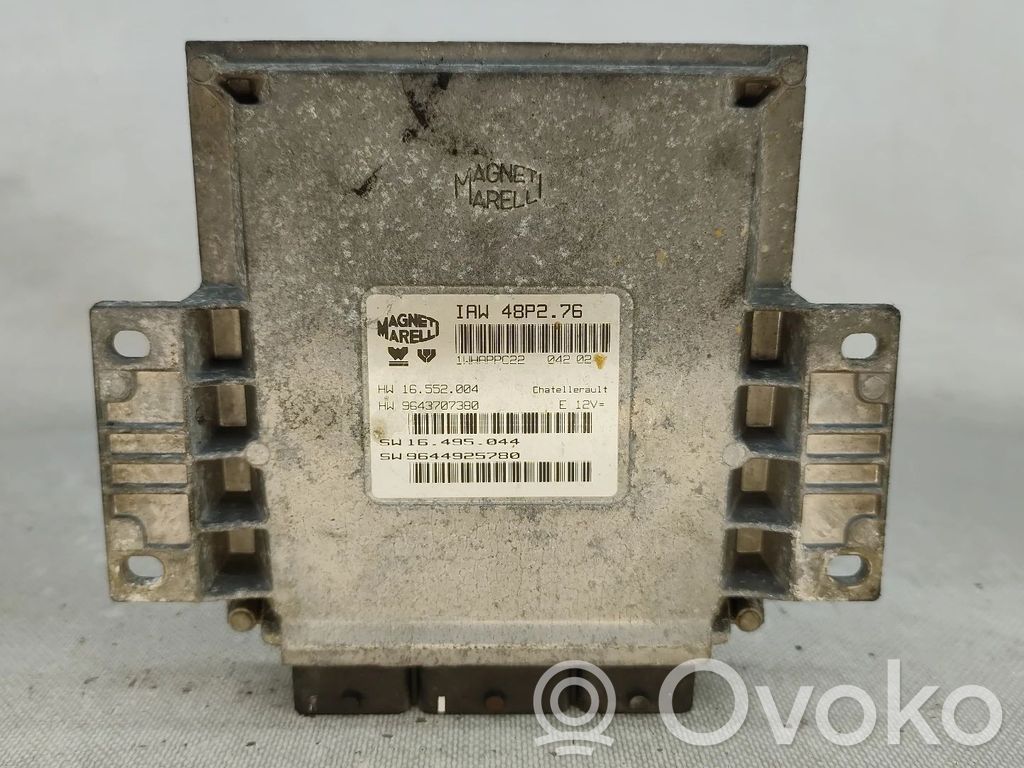 Moottorin ohjainlaite/moduuli   IAW48P276,9643707380,9644925780