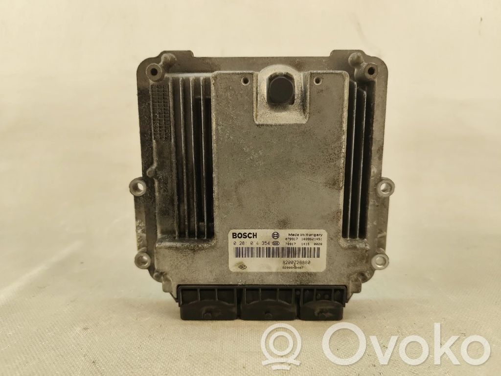 Unitate/modul de control motor   8200726880,0281014354,8200848407
