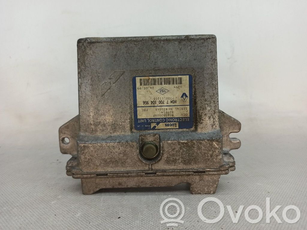 Unidad de control/módulo del motor   HOM7700104956,7700111205,R04080009F