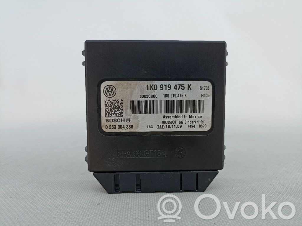 Volkswagen Scirocco Sensor de aparcamiento PDC 