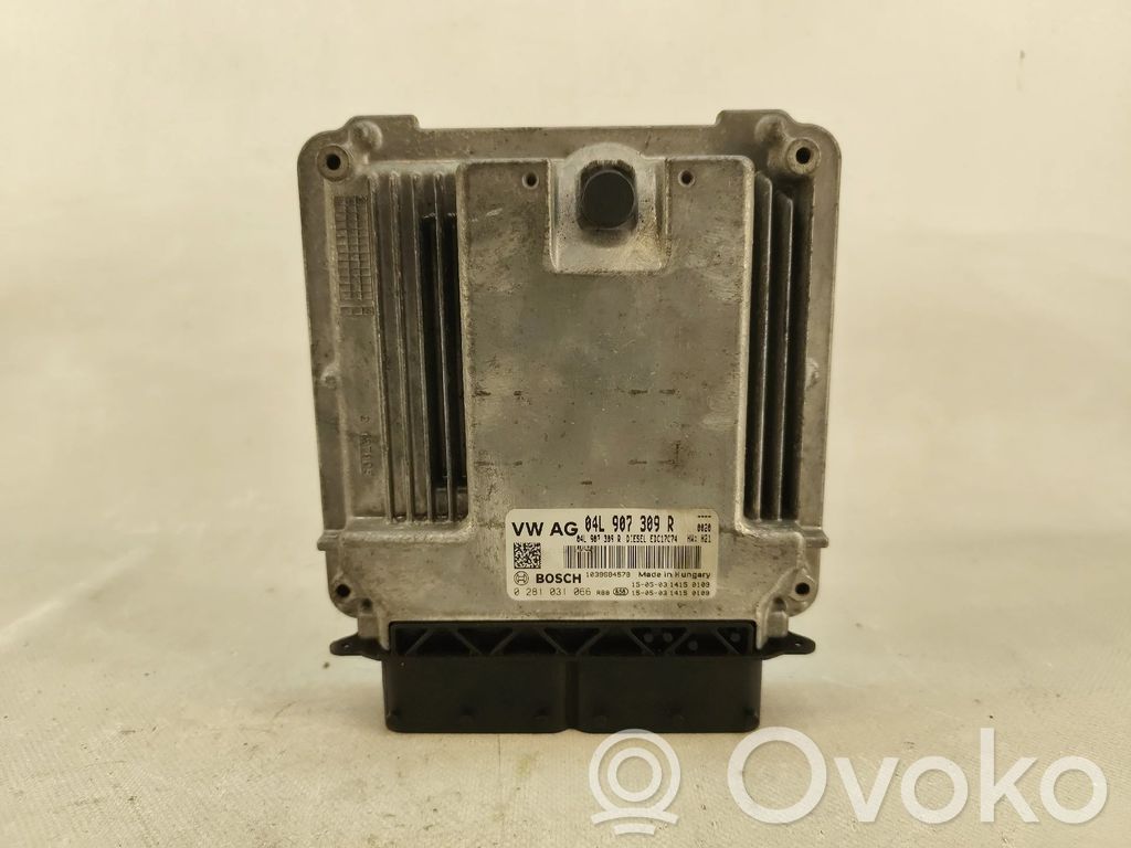Unidad de control/módulo del motor   04L907309R,0281031066