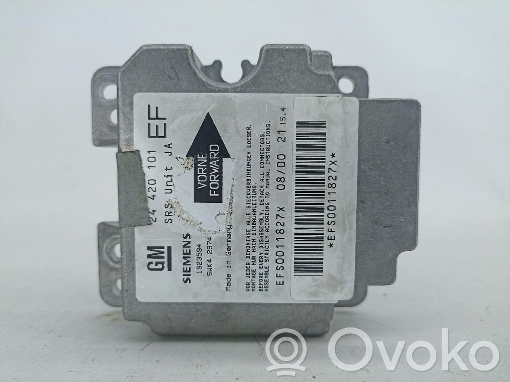 Centralina/modulo airbag   24420101,1923594,5WK42974