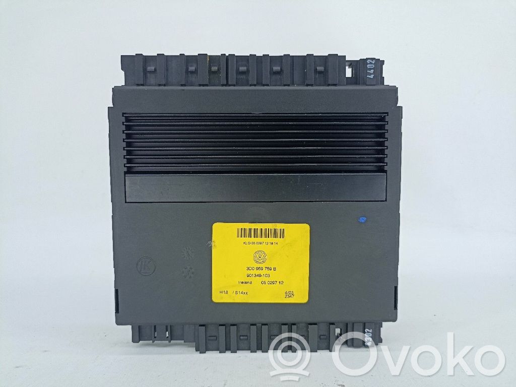 Unidad de control/módulo del motor   BANCO,3D0959759B,901349103,DIREITO,FRENTE