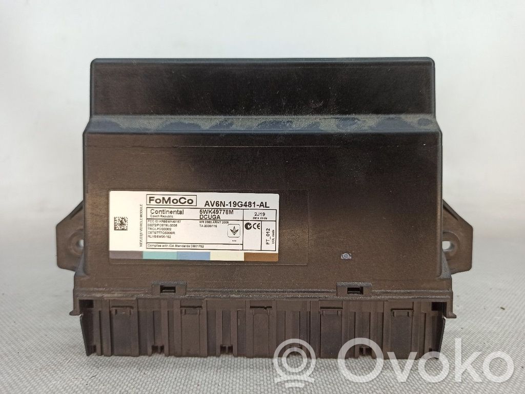 Motorsteuergerät/-modul   5WK49778M,AV6N19G481AL