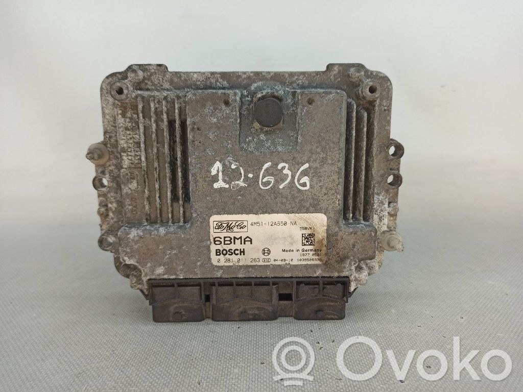 Moottorin ohjainlaite/moduuli   4M5112A650NA,0281011263