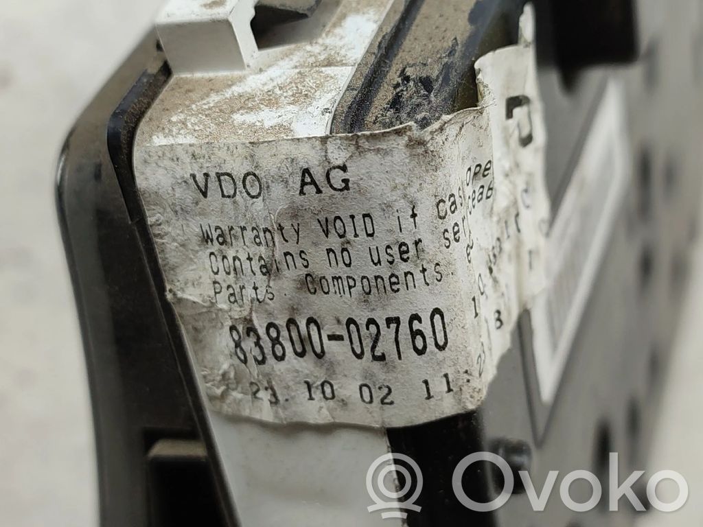 Speedometer (instrument cluster)   8380002760,110080107004