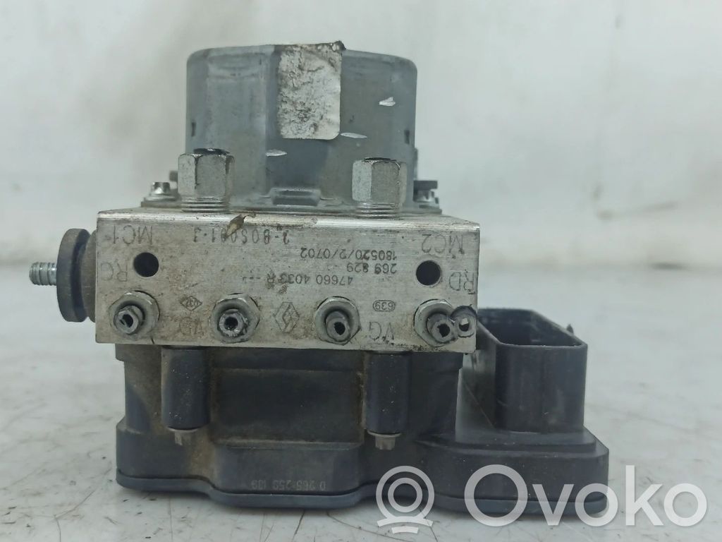 ABS Steuergerät   476604033R,0265956527,2265106455