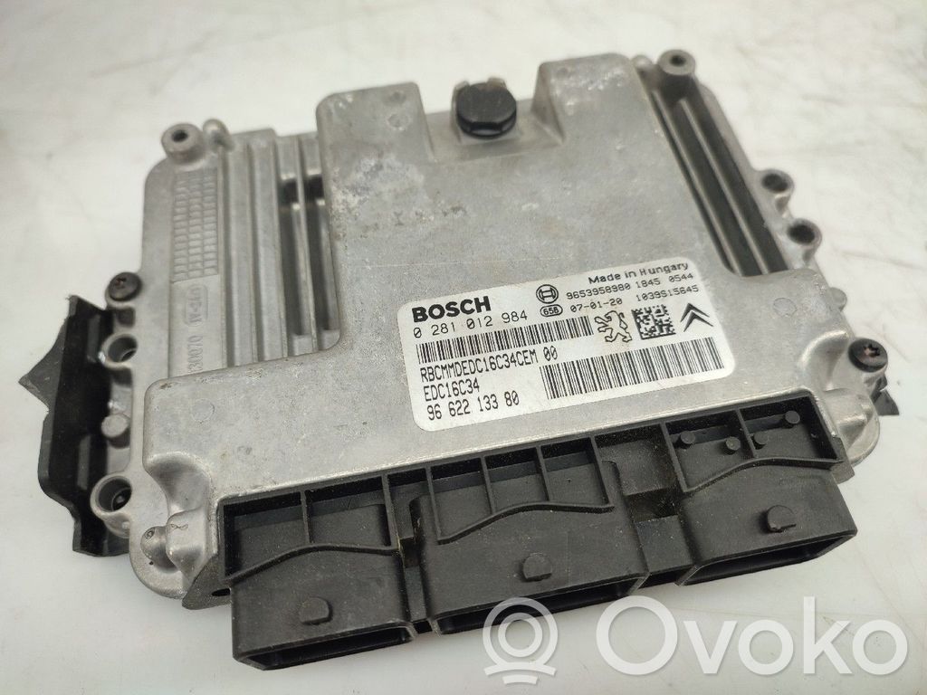 Unidad de control/módulo del motor   0281012984,9653958980,9662213380