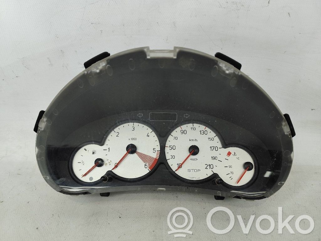 Peugeot 206 CC Tachimetro (quadro strumenti) 