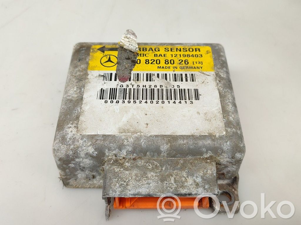 Unitate/modul de comandă airbaguri   0008208026,12198403