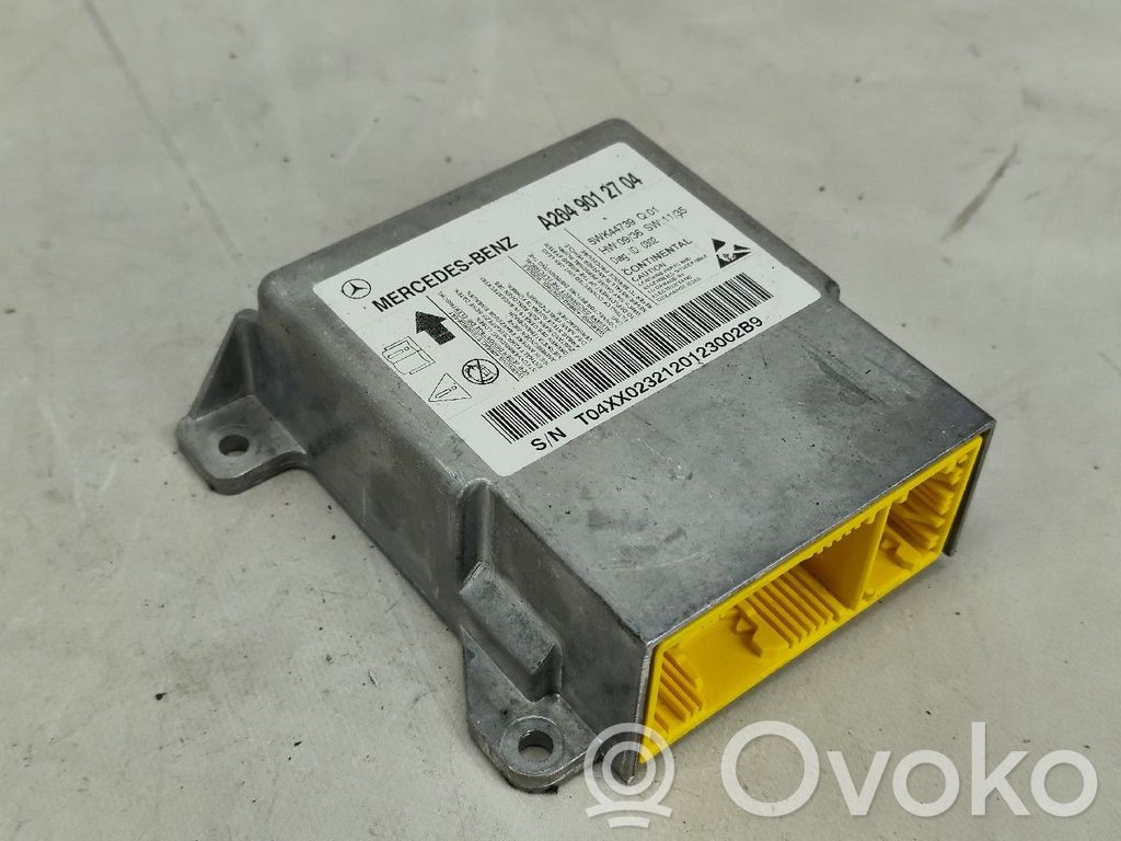 Mercedes-Benz C W204 Unitate/modul de comandă airbaguri 
