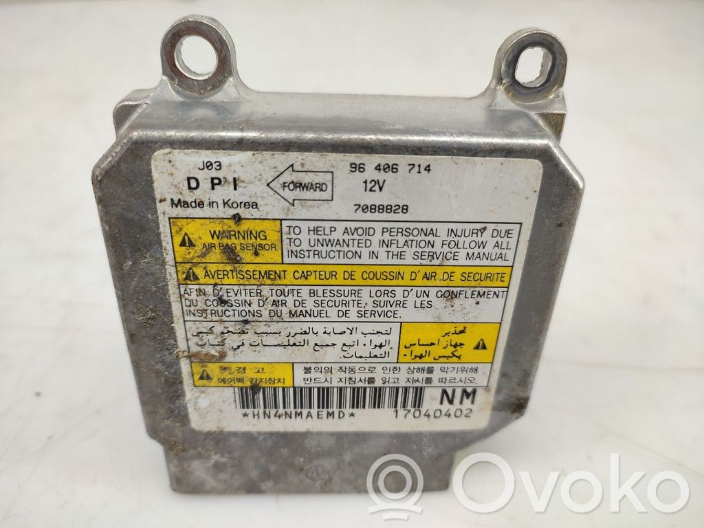 Turvatyynyn ohjainlaite/moduuli   96406714