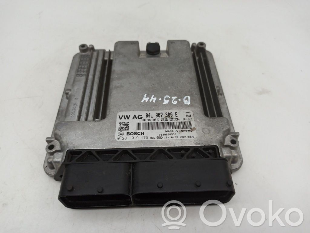 Moottorin ohjainlaite/moduuli   04L907309E,0281019175