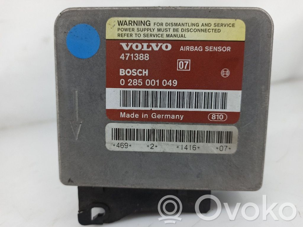 Unidad de control/módulo del Airbag   471388,0285001049
