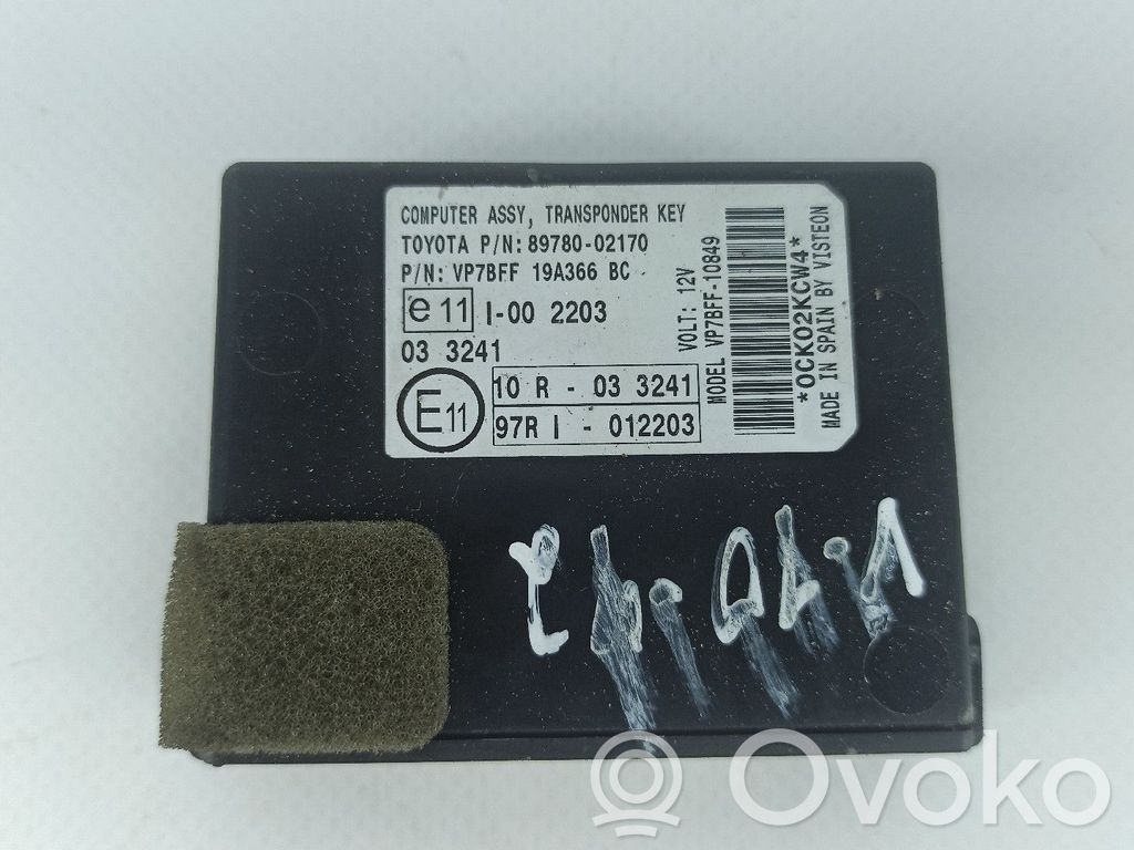 Toyota Auris 150 Sterownik / Moduł ECU 