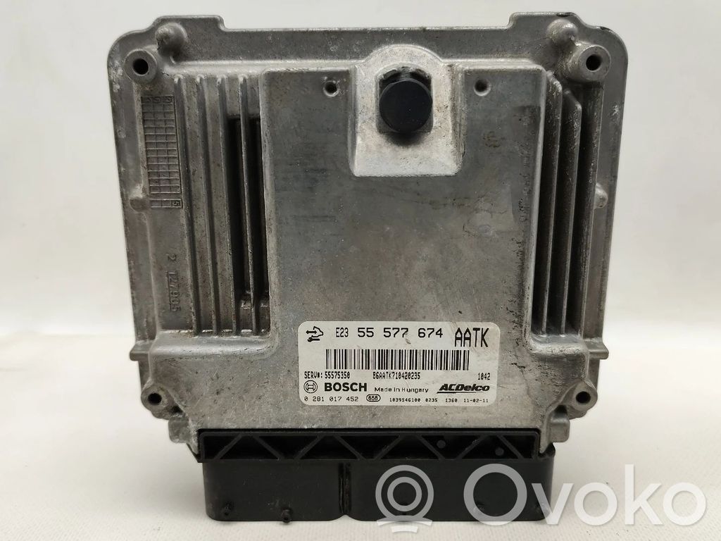 Opel Astra J Engine control unit/module 