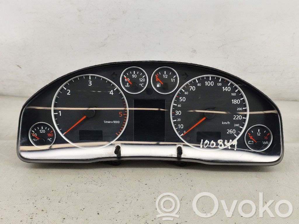 Audi A6 S6 C5 4B Tachimetro (quadro strumenti) 