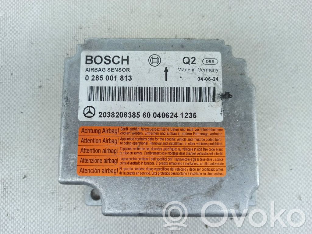Mercedes-Benz C W203 Centralina/modulo airbag