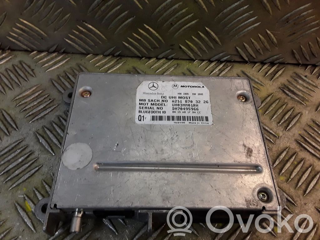Mercedes-Benz E W211 Unitate/modul control telefon 