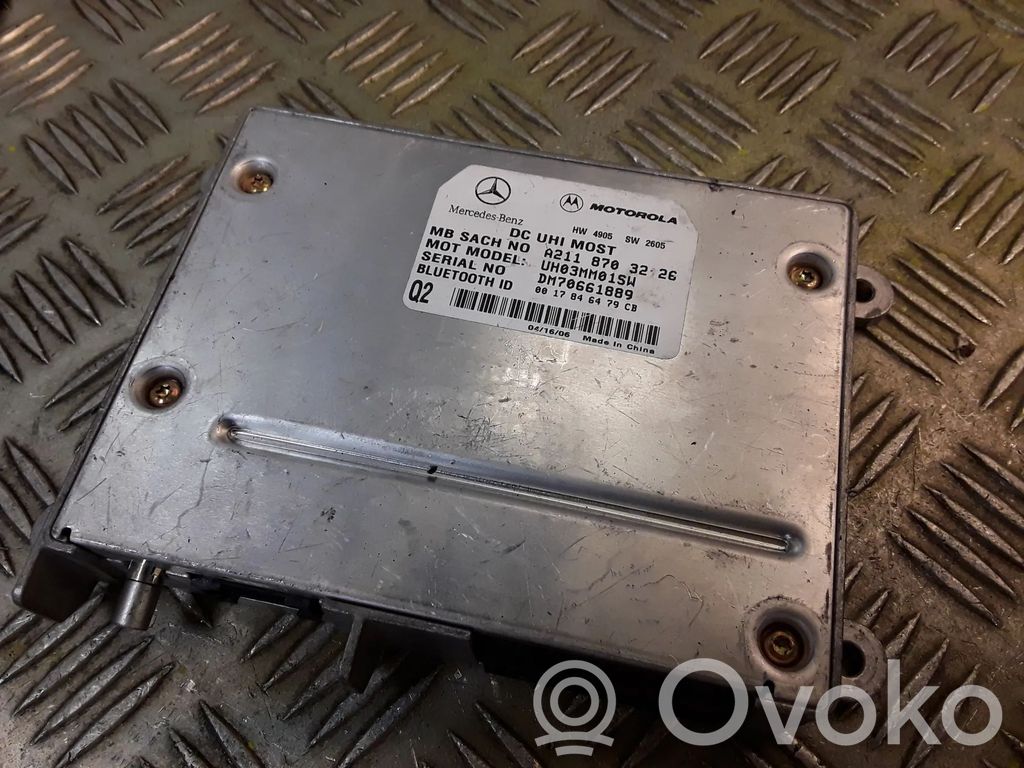 Mercedes-Benz E W211 Modul unitate control Bluetooth 