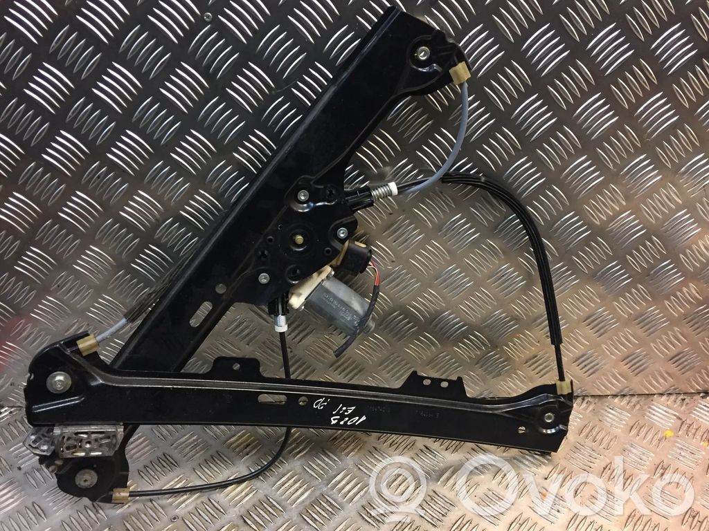 Front door window regulator with motor