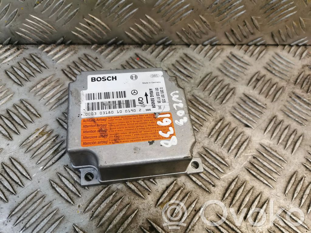 Mercedes-Benz C W203 Sterownik / Moduł Airbag 