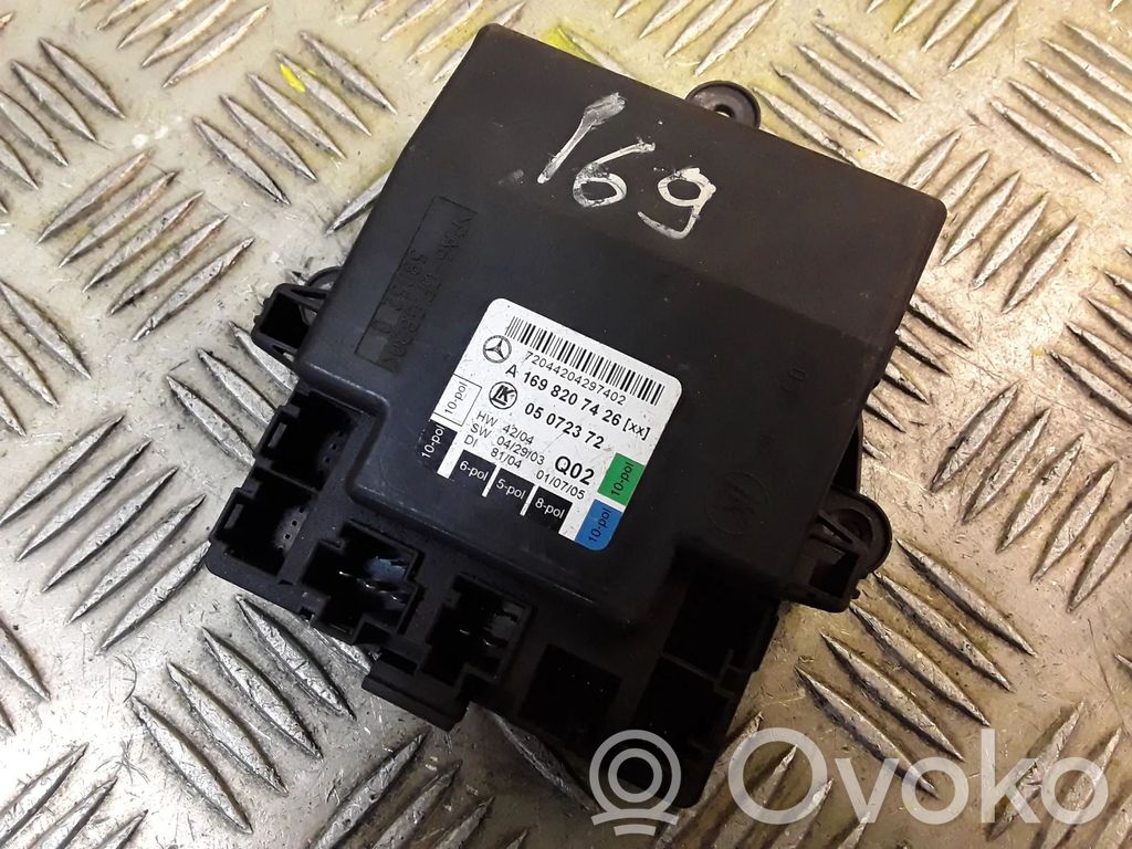 Mercedes-Benz A W169 Unité de commande module de porte 
