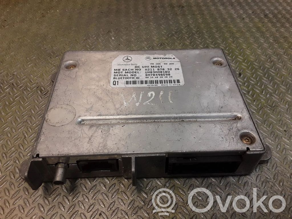 Mercedes-Benz E W211 Unitate/modul control telefon 